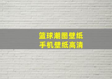 篮球潮图壁纸 手机壁纸高清